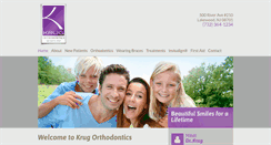 Desktop Screenshot of krugortho.com